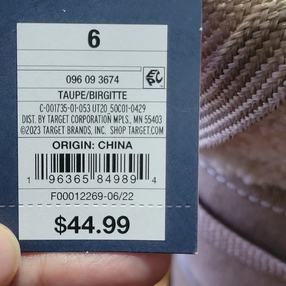Universal Thread Birgette Winter Boots Taupe Size 6